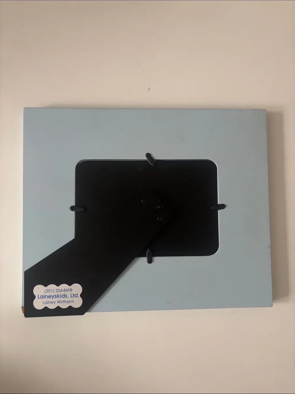 Personalized Kids Sports Photo Frame - Charlie - Light Blue
